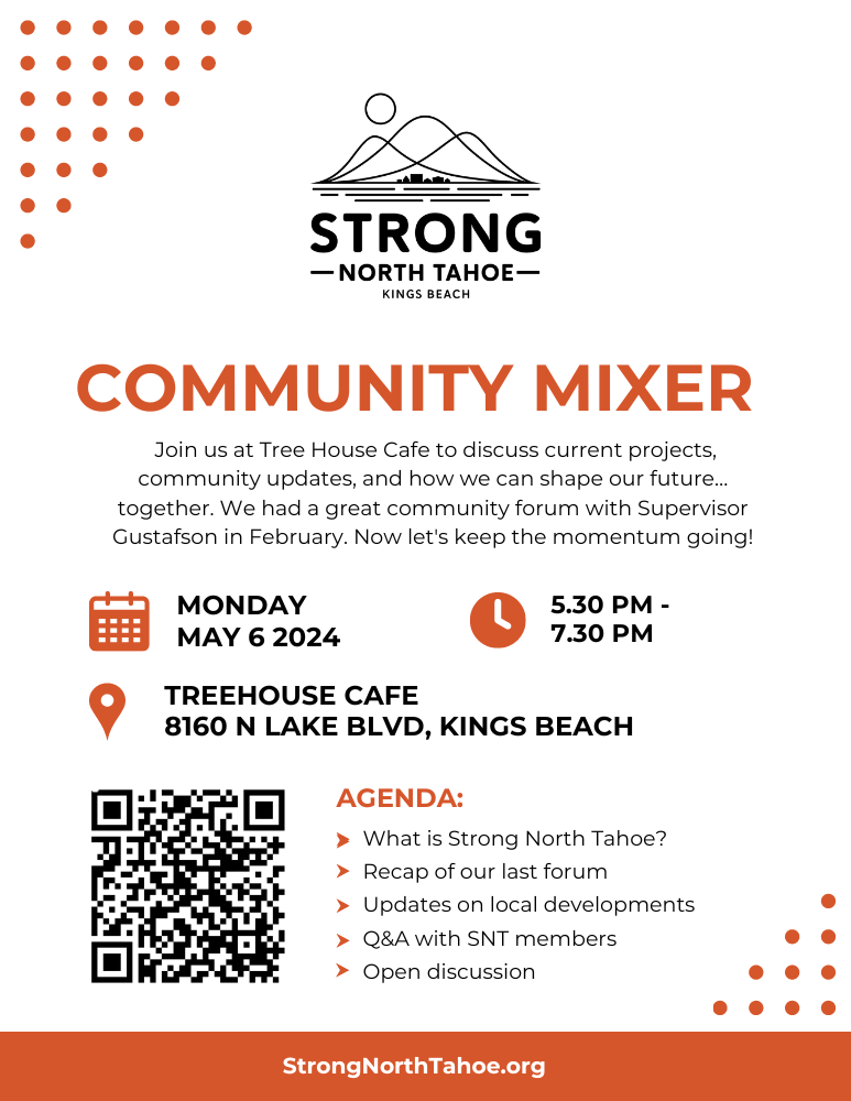 Community Mixer Flyer for May 6th