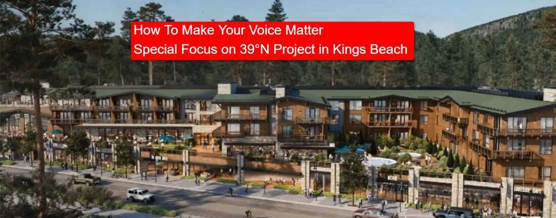 How To Make Your Voice Matter Special Focus on 39°N Project in Kings Beach